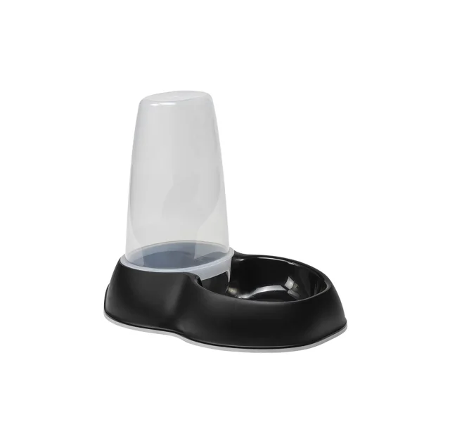 Автокормушка-автопоилка Moderna Sensiflo 2в1 для кошек и собак, черный, 1.5 л