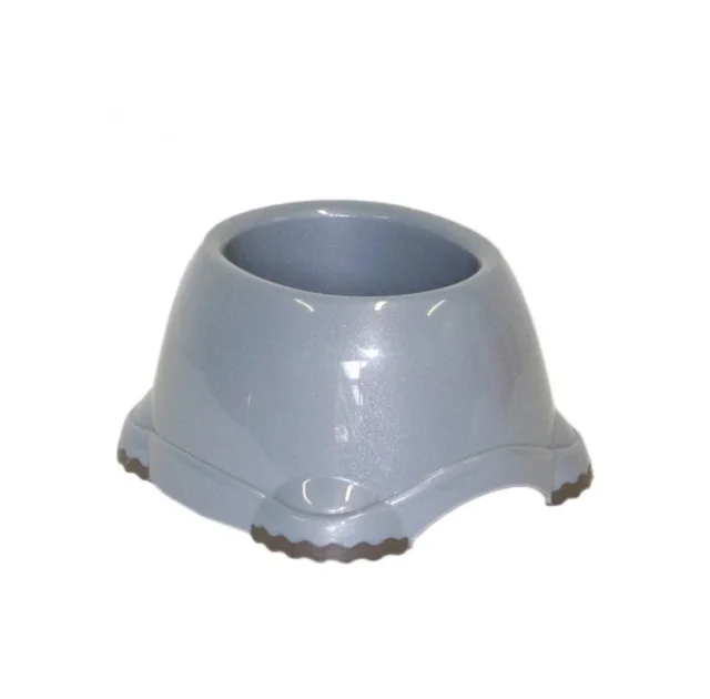 Миска Moderna Smarty Bowl Cocker Spaniel для собак, пластикова, світло-сіра, 650 мл, d-14 см