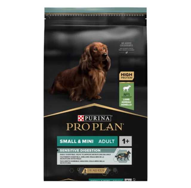 Сухой корм Purina Pro Plan Dog OptiDigest для мелких собак с чувствительным пищеварением, 7 кг