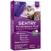 Краплі Sentry PurrScriptions від бліх і кліщів, для котів, 1.4 мл, 3 шт в упаковці, ціна за 1 піпетку