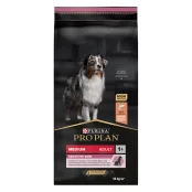 Сухой корм Purina Pro Plan Dog Adult OptiDerma для собак средних пород, с лососем и рисом, 14 кг