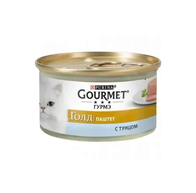 Влажный корм Purina Gourmet Gold для кошек, с тунцом, 85 г