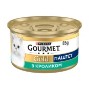 Влажный корм Purina Gourmet Gold для кошек, с кроликом, 85 г