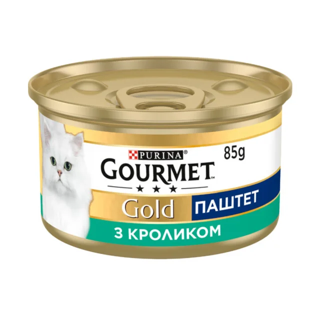 Влажный корм Purina Gourmet Gold для кошек, с кроликом, 85 г