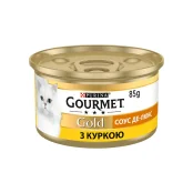 Влажный корм Purina Gourmet Gold Соус для кошек, с курицей, 85 г