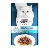 Влажный корм Purina Gourmet Perle Duo для кошек, с океанической рыбой и тунцом, 85 г