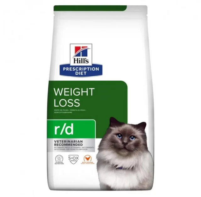Лечебный корм Hill's Prescription Diet r/d Weight Loss для снижения веса у кошек 3 кг