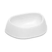 Миска Moderna Sensibowl для собак і котів, пластик, біла, 350 мл, 20×15×6.3 см