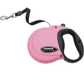 Рулетка-поводок Coastal Power Walker Retractable Leash для собак весом до 7.3 кг, 3.6 м, розовая