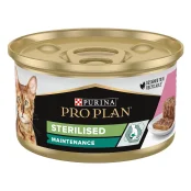 Влажный корм Purina Pro Plan Sterilised для взрослых кастрированных котов, с тунцом и лососем, 85 г