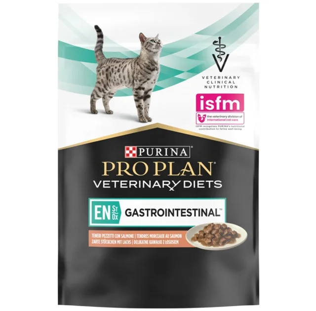 Влажный корм Purina Veterinary Diets Feline PPVD для кошек, при нарушении пищеварения, с лососем, 85 г