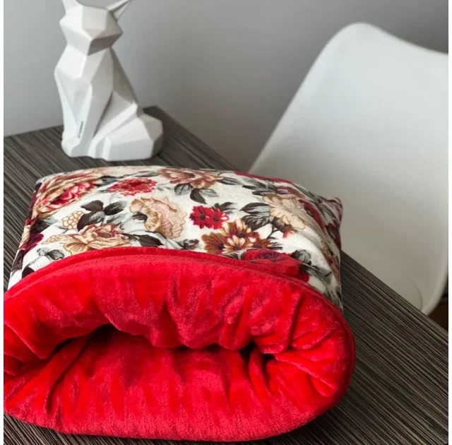 Дом-мешок Style Pets Red Rose для кошек, размер 60×75 см