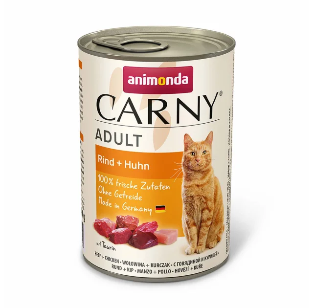 Консервы Animonda Carny для кошек, с говядиной и курицей, 400 г