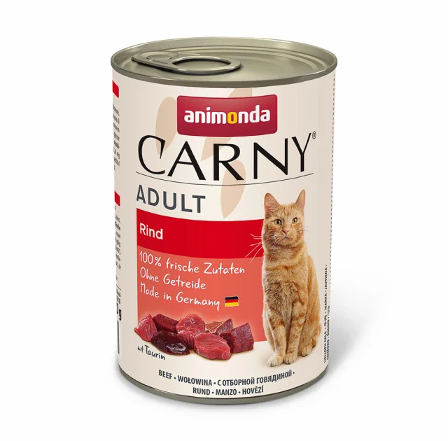 Консервы Animonda Carny для кошек, с говядиной, 400 г