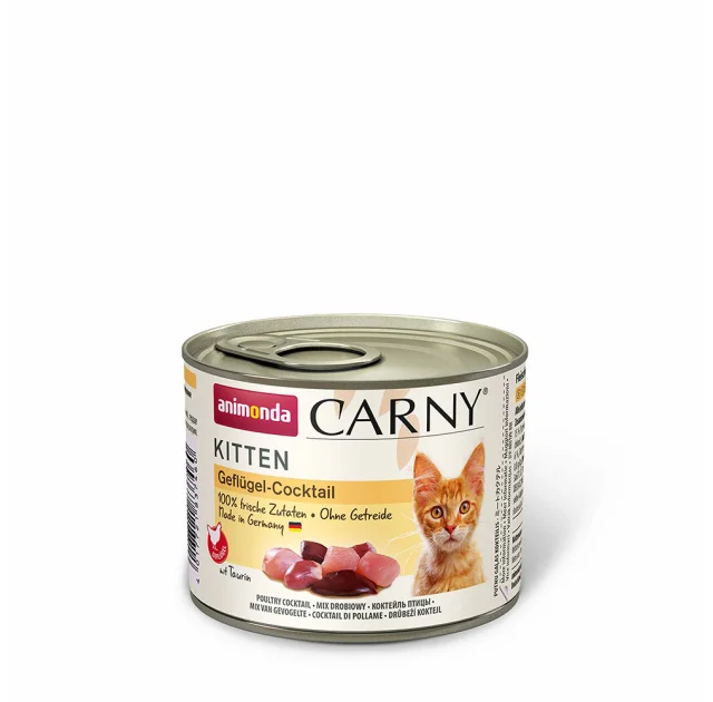 Консервы Animonda Carny Kitten для котят, с птицей, 200 г