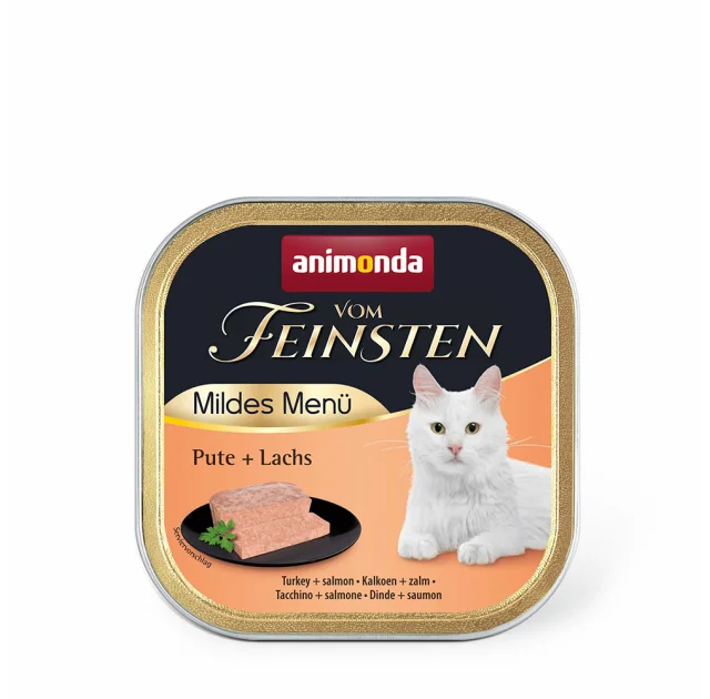 Консервы Animonda Vom Feinsten паштет для кошек, с индейкой и лососем, 100 г