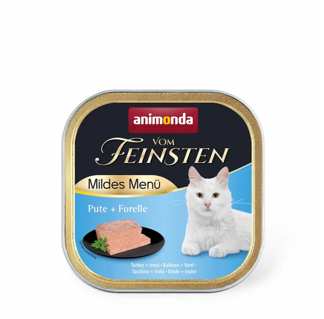 Консервы Animonda Vom Feinsten паштет для кошек, с индейкой и форелью, 100 г