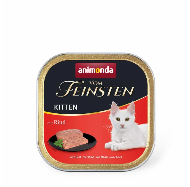 Консервы Animonda Vom Feinsten паштет для котят, с говядиной, 100 г