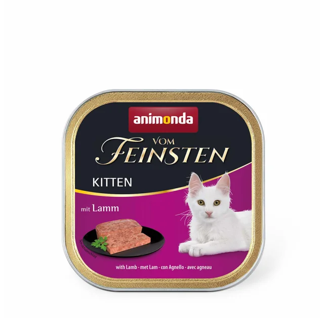 Консерви Animonda Vom Feinsten паштет для кошенят, з ягнятиною, 100 г