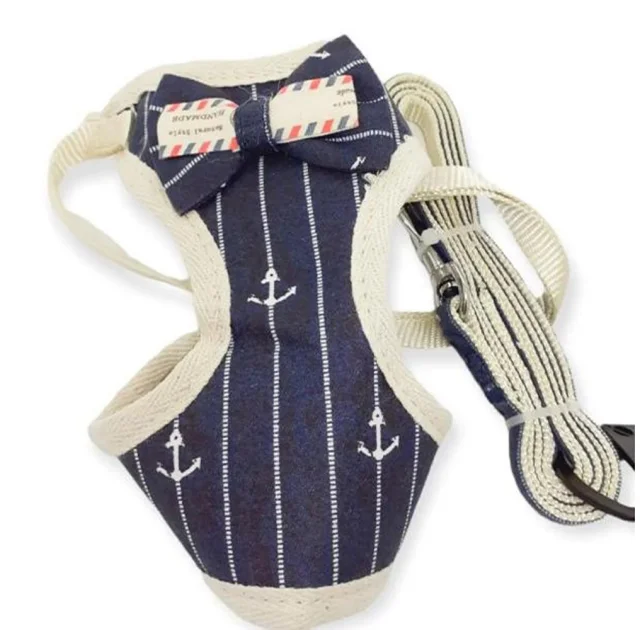 Поводок-шлея AnimAll костюм с бантиком для собак, 1×120 см