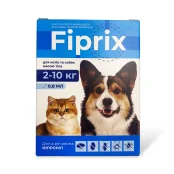 Капли инсектоакарицидные Modes Fiprix для кошек и собак, 2-10 кг, 0.8 мл, 4 шт