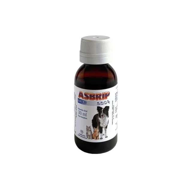 Препарат Ronipharm Asbrip pets для здоровья дыхательной системы, 30 мл