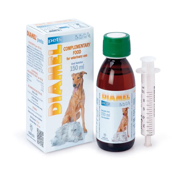 Препарат Ronipharm Diamel pets для підтримки рівня глюкози, 150 мл