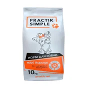 Сухий корм Practik Simple для дорослих собак малих порід, 10 кг