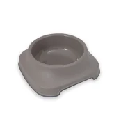 Миска Irak Plast для собак и кошек, пластик, бежевый, 1 л