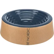 Миска Trixie Ceramic Bowl Be Nordic для собак, 800 мл, темно-синий/бежевый