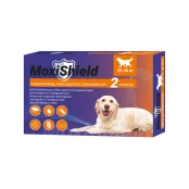 Краплі на холку MoxiShield протипаразитарні, для собак вагою 25-40 кг, 4.5 мл, 2 піпетки
