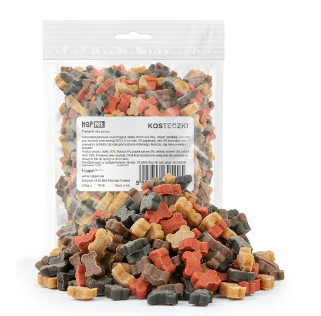 Лакомство Happet Happ Trainers Small Bones для собак, маленькие косточки, 200 г (упаковка с наклейкой)