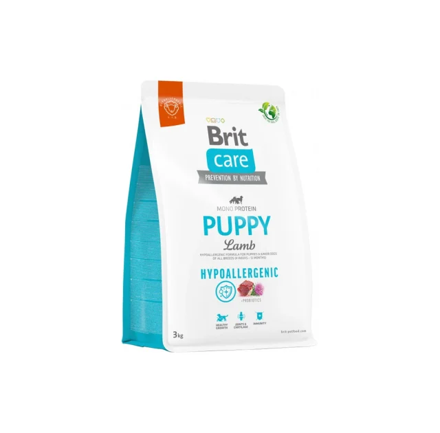 Сухий корм Brit Care Dog Hypoallergenic Puppy для цуценят з ягнятком, 3 кг