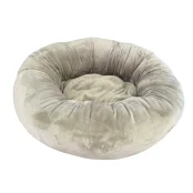 Лежанка Style Pets для котів та собак, махра, 55 см, сіра