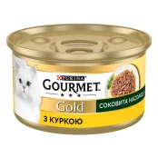 Влажный корм Purina Gourmet Gold "Сочное наслаждение" для взрослых кошек, кусочки с курицей, 85 г