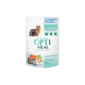 Вологий корм Optimeal Salmon&Blueberries Adult для дорослих собак, лосось та лохина в кремовому соусі, 100 г