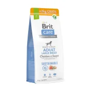 Сухий корм Brit Care Dog Sustainable Adult Large Breed для дорослих собак великих порід, курка і комахи, 12+2 кг