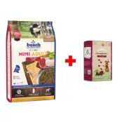 Сухий корм Bosch HPC Mini Adult з ягнятком та рисом, для собак, 3 кг, акція + 1 кг ласощів Sammy`s