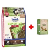 Сухий корм Bosch HPC Sensitive з ягнятком та рисом, для собак, 3 кг, акція + 800 г ласощів Sammy`s