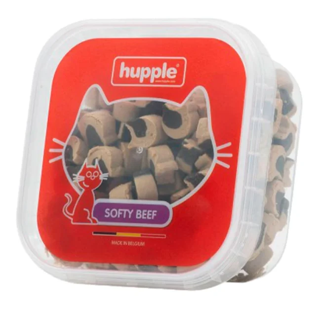 Лакомства Hupple Softy Beef для кошек, мягкие мордочки с говядиной, 80 г