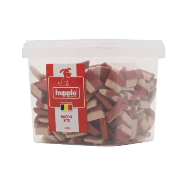Лакомства Hupple Softy Bacon Bits для собак, мягкие кусочки с беконом, 600 г