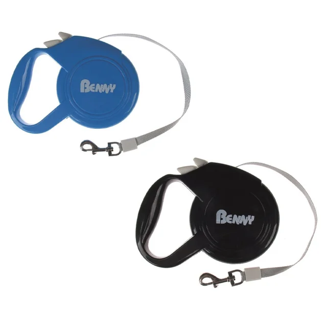 Рулетка Benny Classic 2 для собак, лента, цвета в ассортименте, 5 м, 20 кг