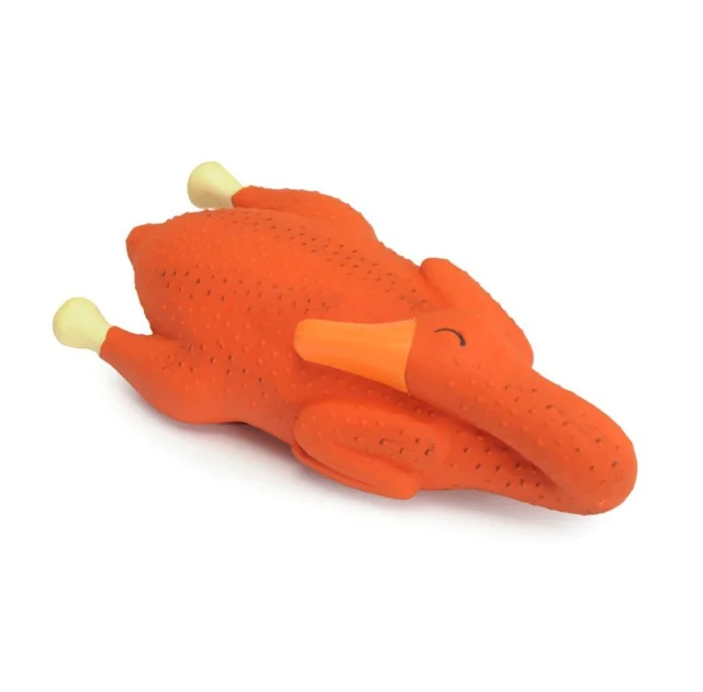 Іграшка Croci для собак, качка, з пищалкою, латекс, 23.5 см