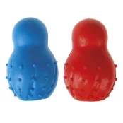 Іграшка Tatrapet Dental Gum для собак, матрьошка, гума, пищалка, 9.5 см, кольори в асортименті