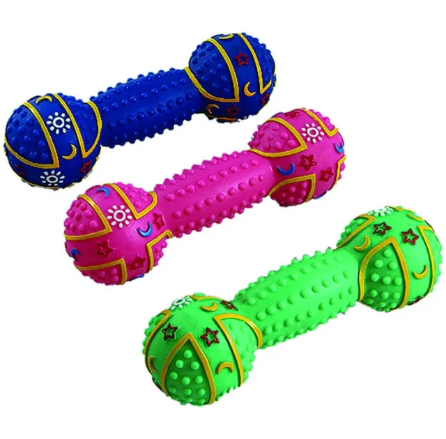 Іграшка Tatrapet Toys Fun для собак, гантелька, вініл, 18 см