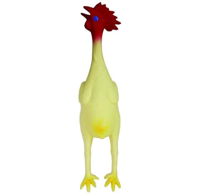 Іграшка Tatrapet Toys Fun для собак, курка з пищалкою, латекс, 22.5 см