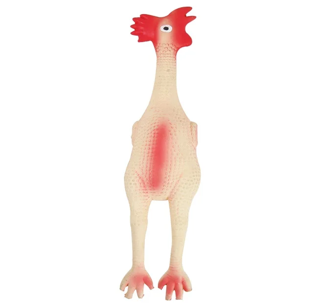 Іграшка Tatrapet Toys Fun для собак, курка з пищалкою, латекс, 29 см, кольори в асортименті