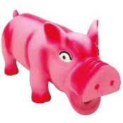 Игрушка Tatrapet Toys Fun для собак, большая свинка с пищалкой, латекс, 30 см, цвета в ассортименте