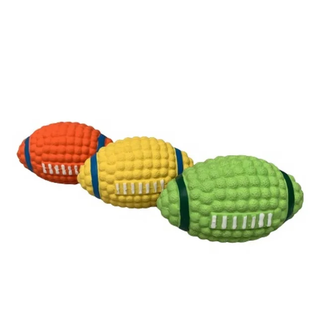 Іграшка Tatrapet Toys Fun для собак, м’яч регбі, латекс, 12 см