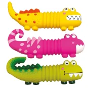 Игрушка Tatrapet Toys Fun для собак, зверушки с пищалкой, латекс, 21 см, цвета в ассортименте